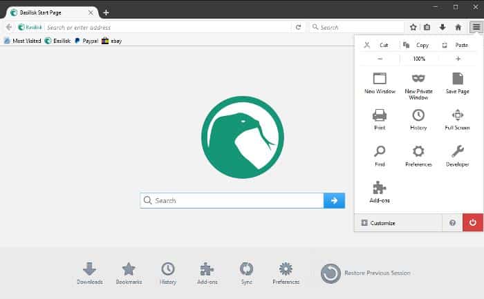 Basilisk Browser