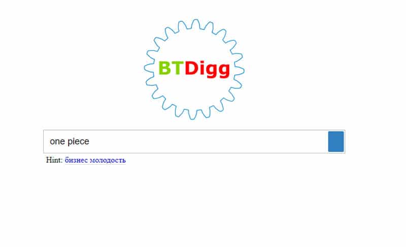 BTdigg anime p2p site