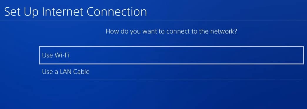 change DNS on PS4