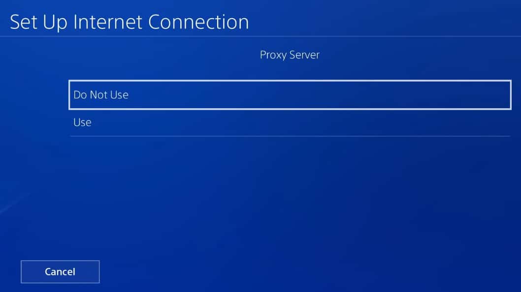 change DNS on PS4