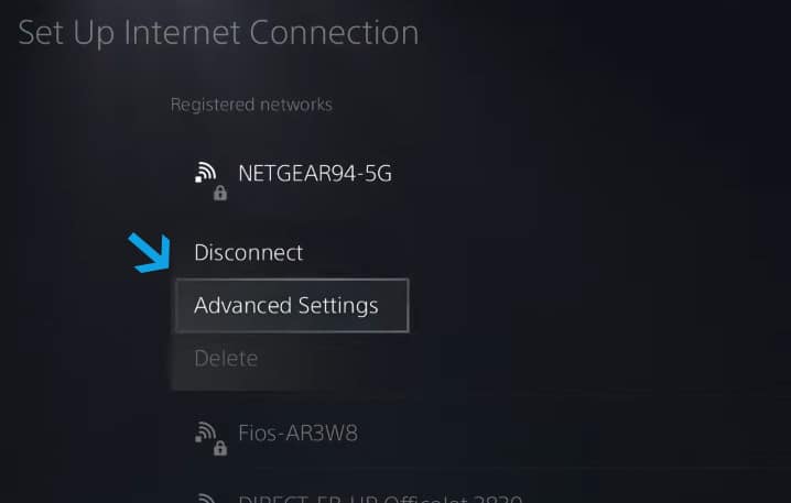 Change DNS on PS5