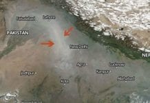 New Delhi's air is so bad that you can see it from space