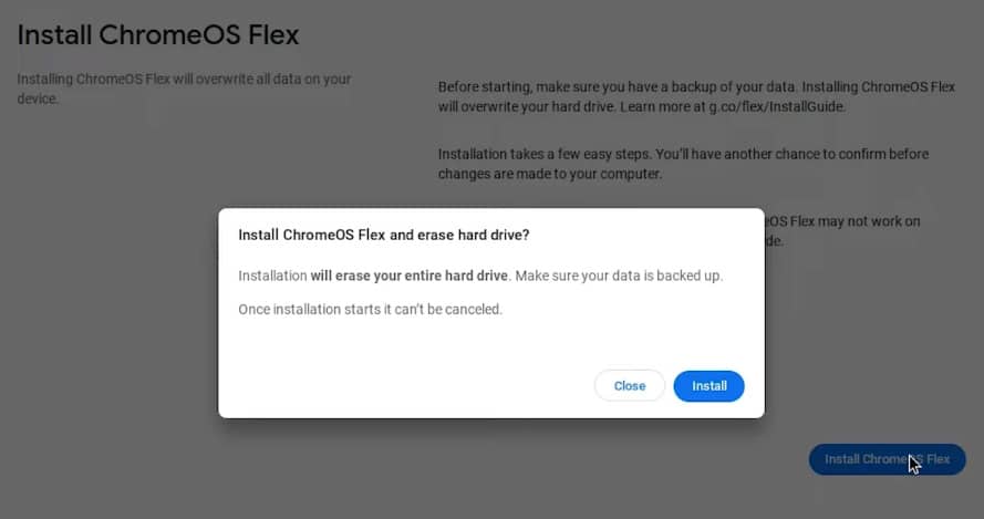 Download ChromeOS Flex ISO