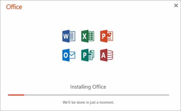 Install Office 2021