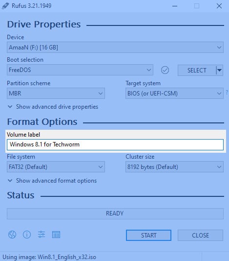 Make Windows 8.1 Bootable USB