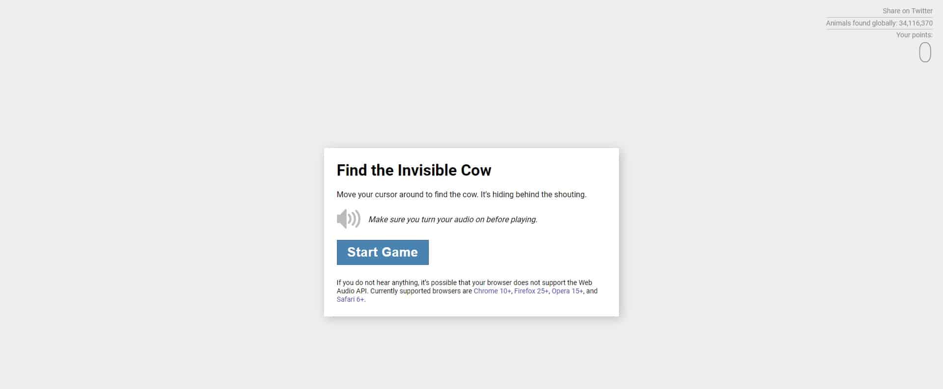 Find the Invisible Cow