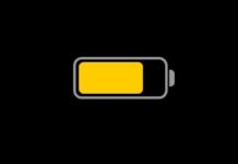 iphone battery yellow