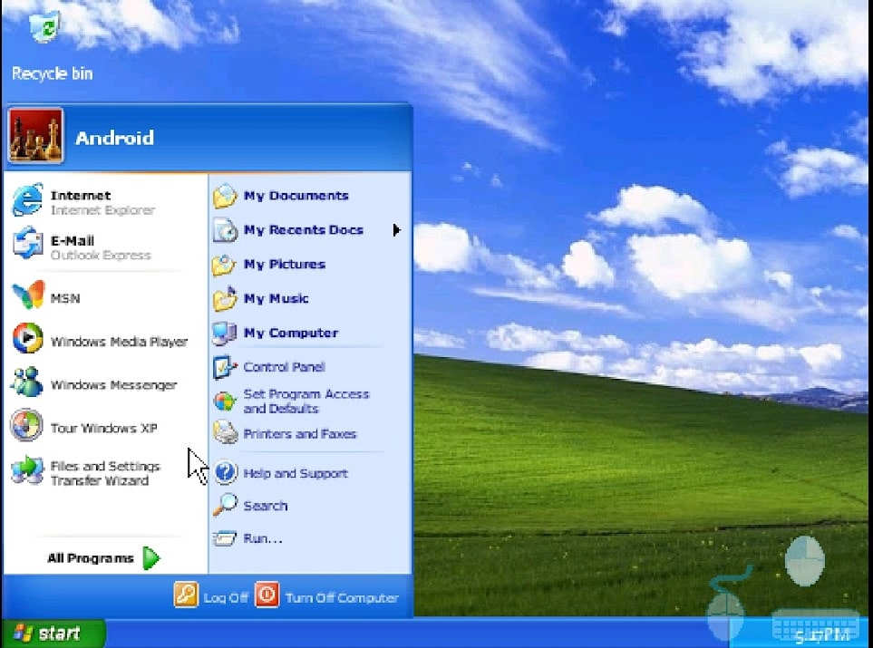 Windows XP Emulator