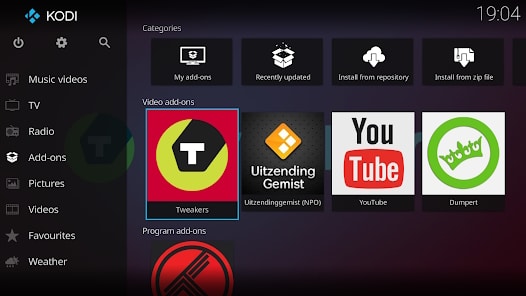 Kodi is a Showbox alternative