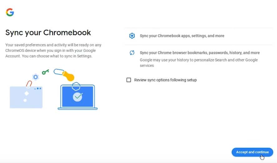 turn laptop to Chromebook