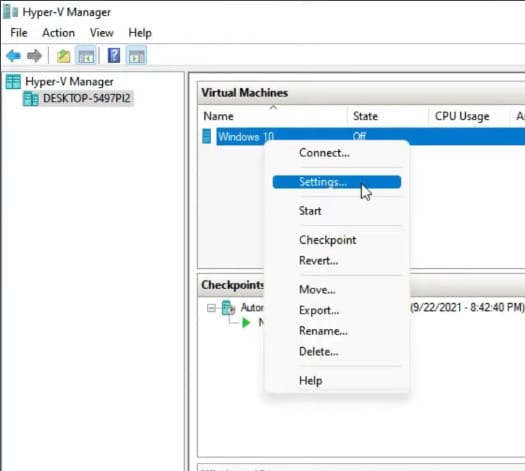 Solve high Vmmem memory and CPU usage