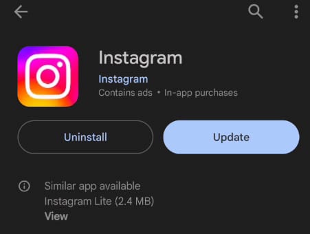 fix instagram logging out issue