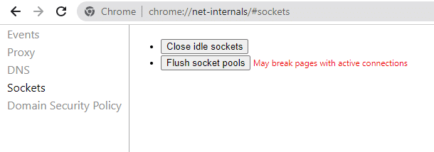 chrome flush sockets