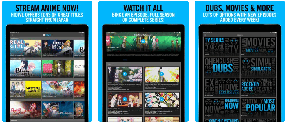 HIDIVE_anime_streaming_app