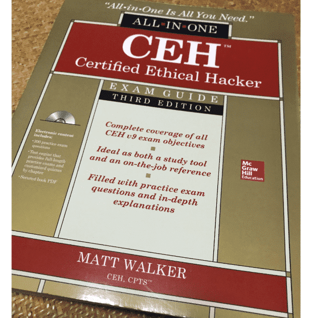 best hacking books- CEH Certified Ethical Hacker All-in-One Exam Guide