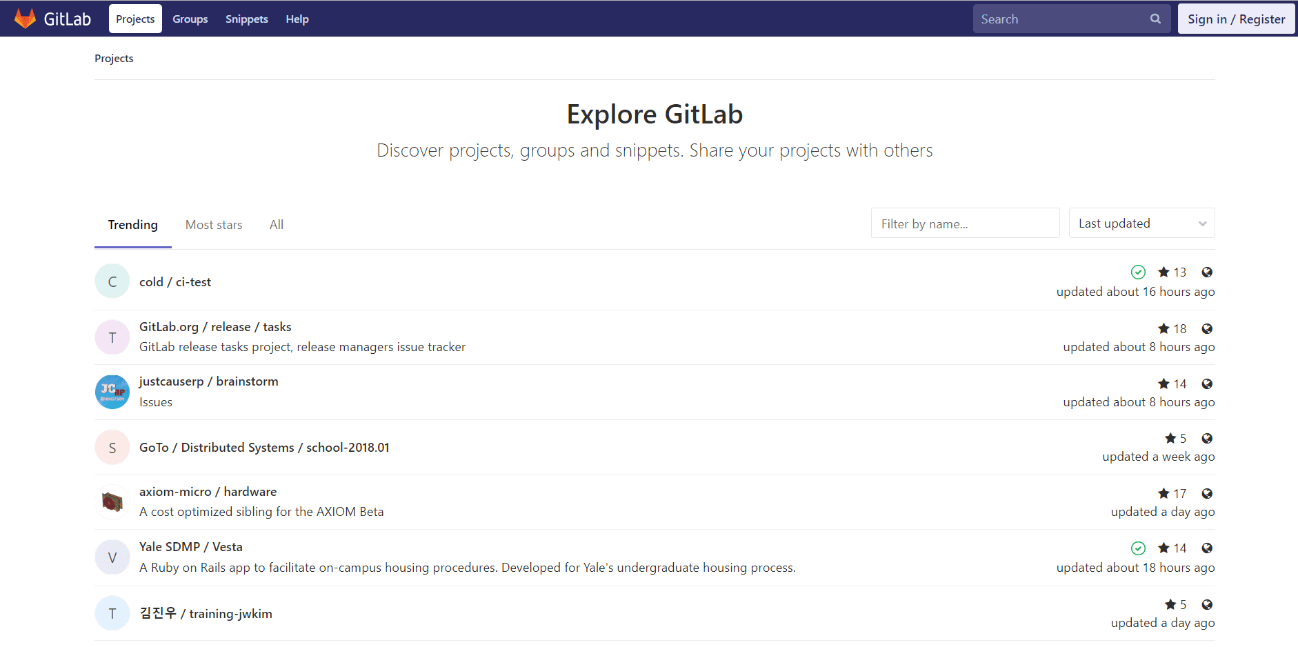 5 Best GitHub Alternatives To Host Open Source Projects- Gitlab